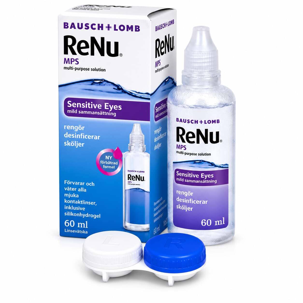 ReNu Sensitive Eyes Kontaktlinsevæske 60 ml – Bausch + Lomb