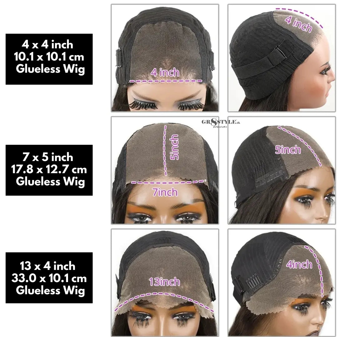 Glueless Silky Straight Lace Wig - Gr8style.dk