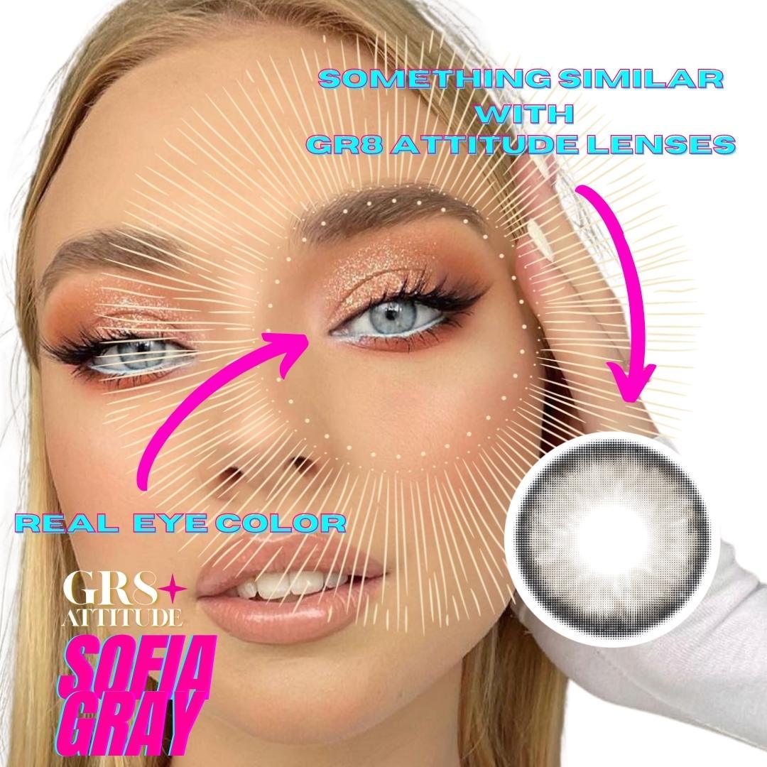 Sofia Gray color lenses