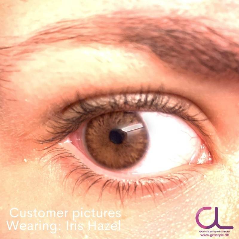 Siesta Crystal Iris Hazel lenses