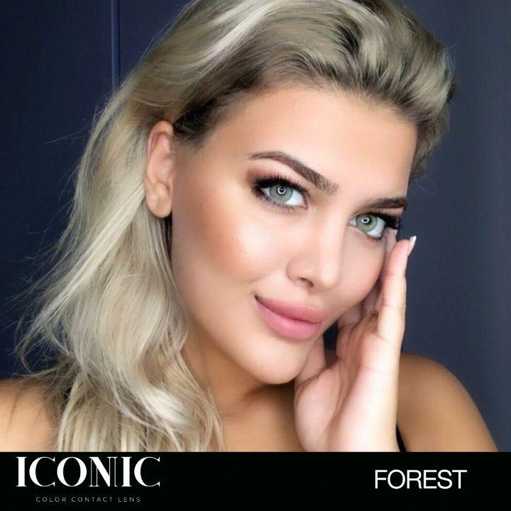 Iconic Forest Coloured lenses