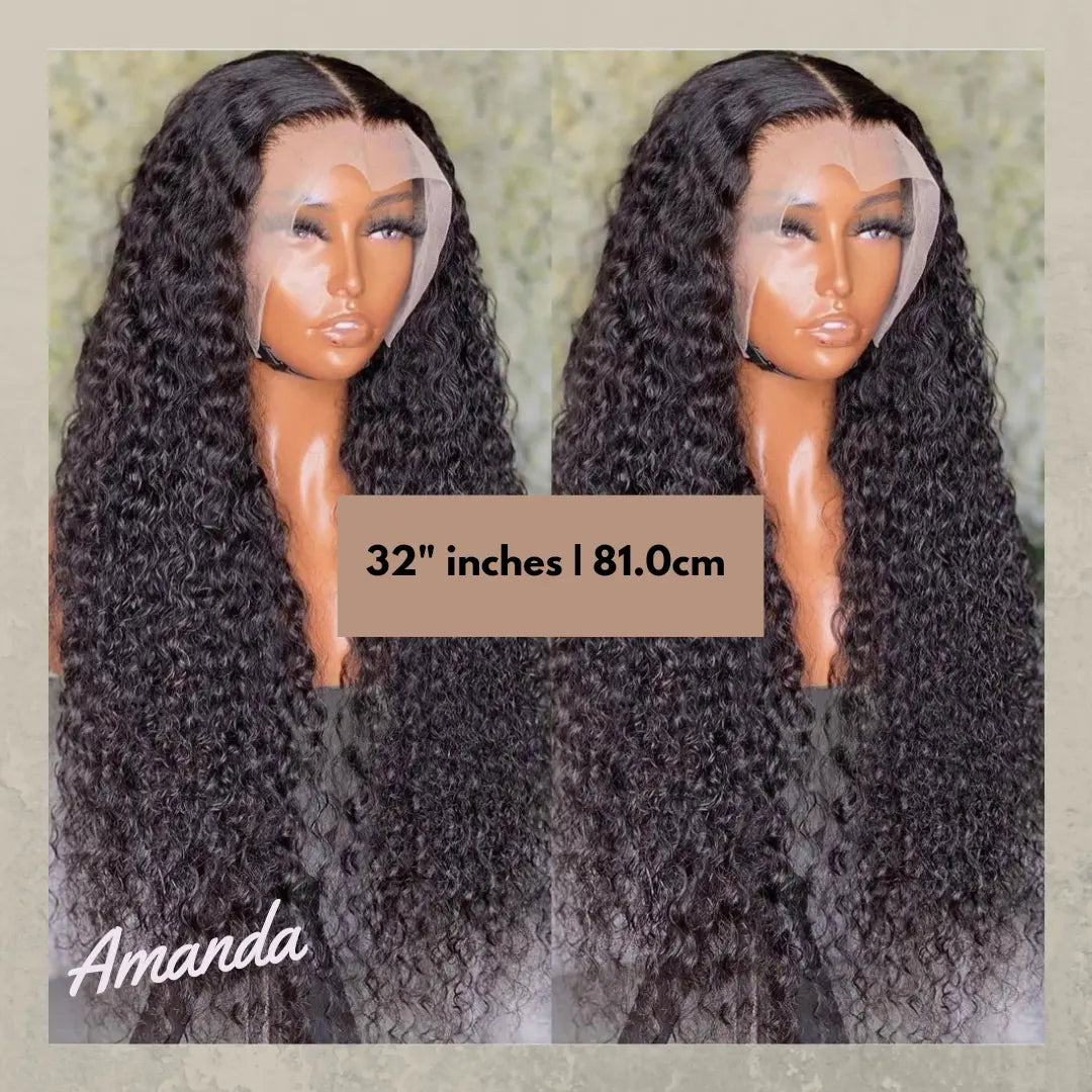 Amanda 32 inches lace wigs wig