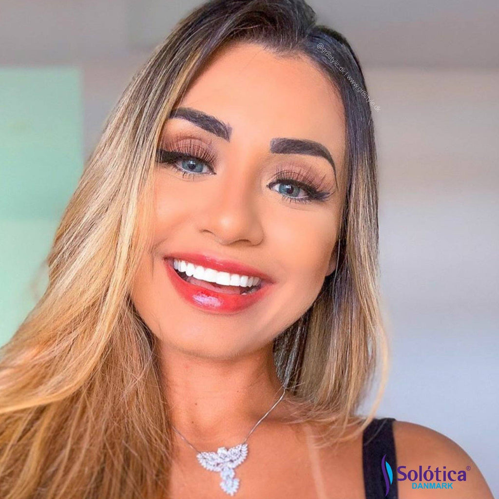 Solotica Hidrocor Safira Coloured lenses M/U Prescription