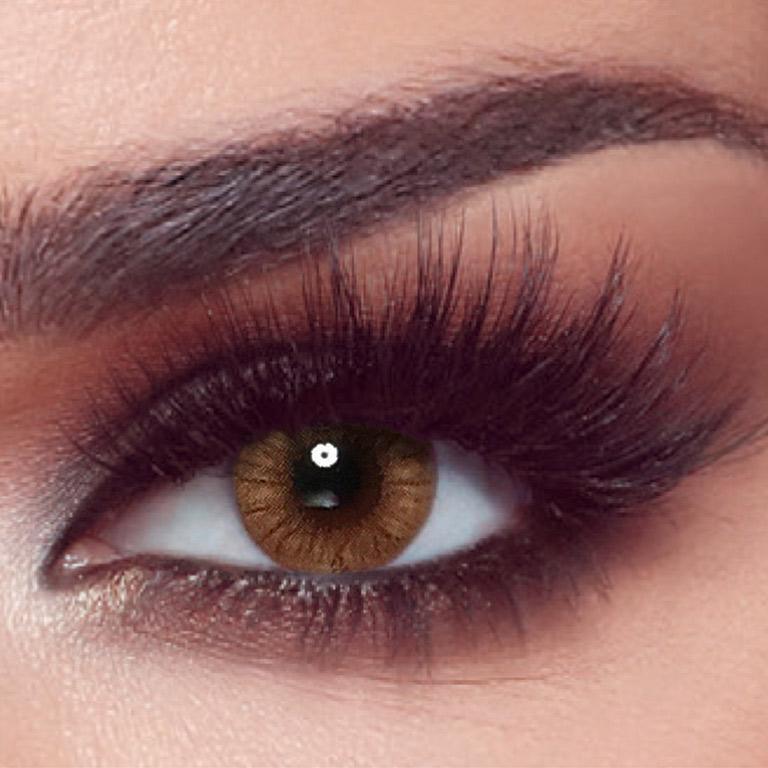 Bella 1 Hazel Honey Coloured lenses