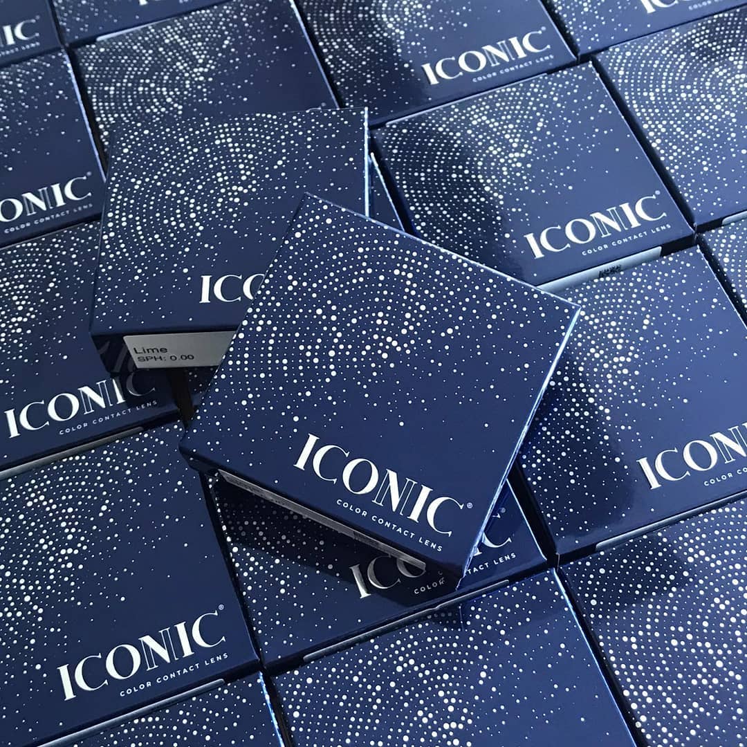 Iconic coloured lenses
