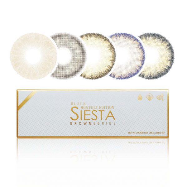 Siesta Black Brown Series 5 colors