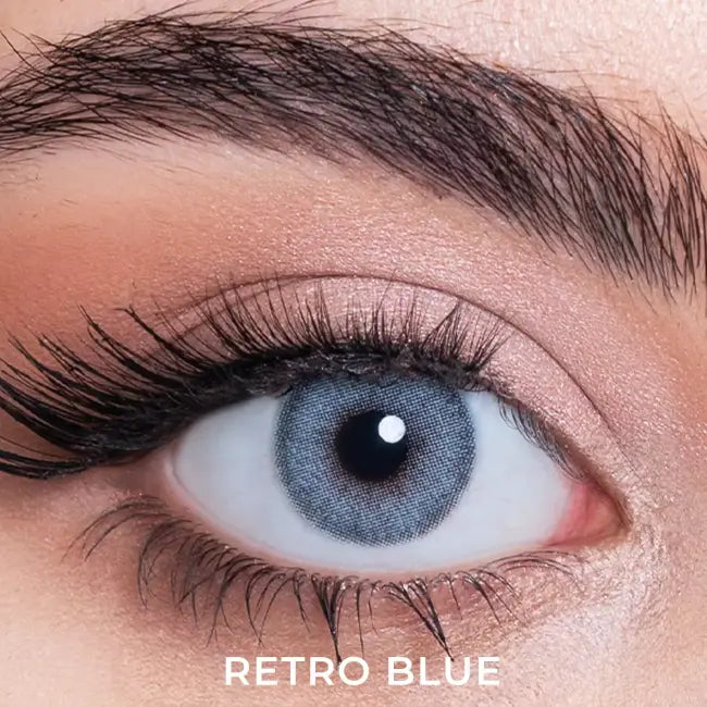 Elamore Retro Blue lenses