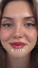 Iconic Lime befor and after on dark brown eyes