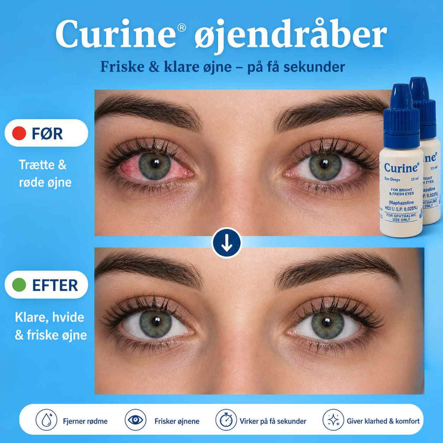 Curine eyedrops for redness 