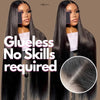 Glueless Lace wigs Straight Silky 