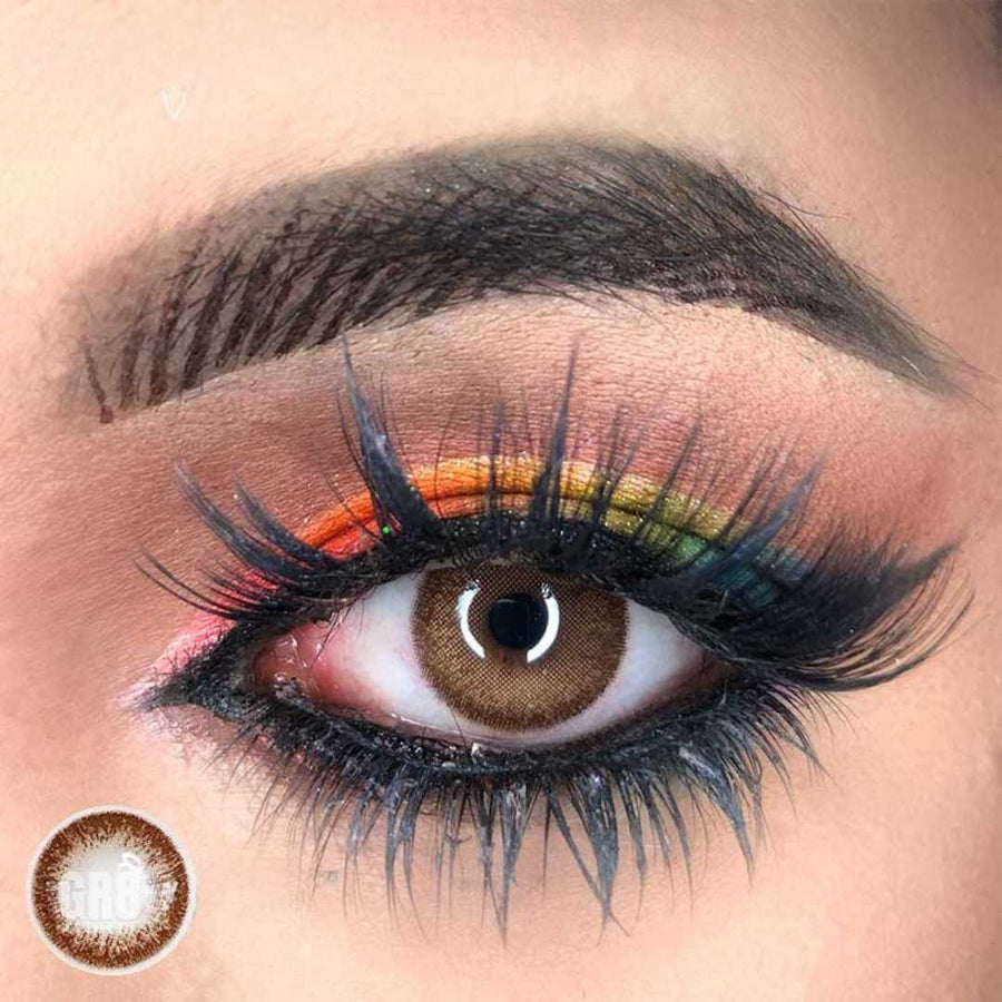 Sepia Colored Contact Lenses