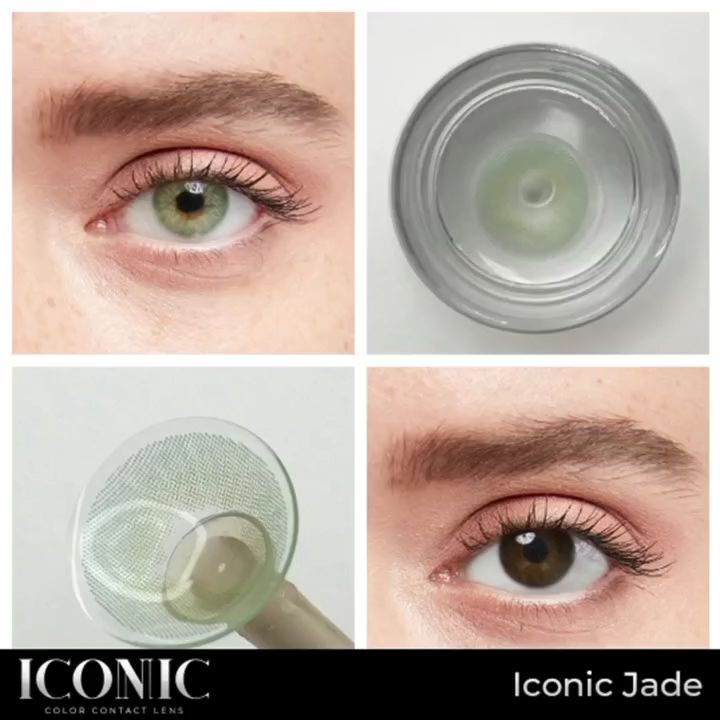 Iconic Jade farvede kontaktlinser