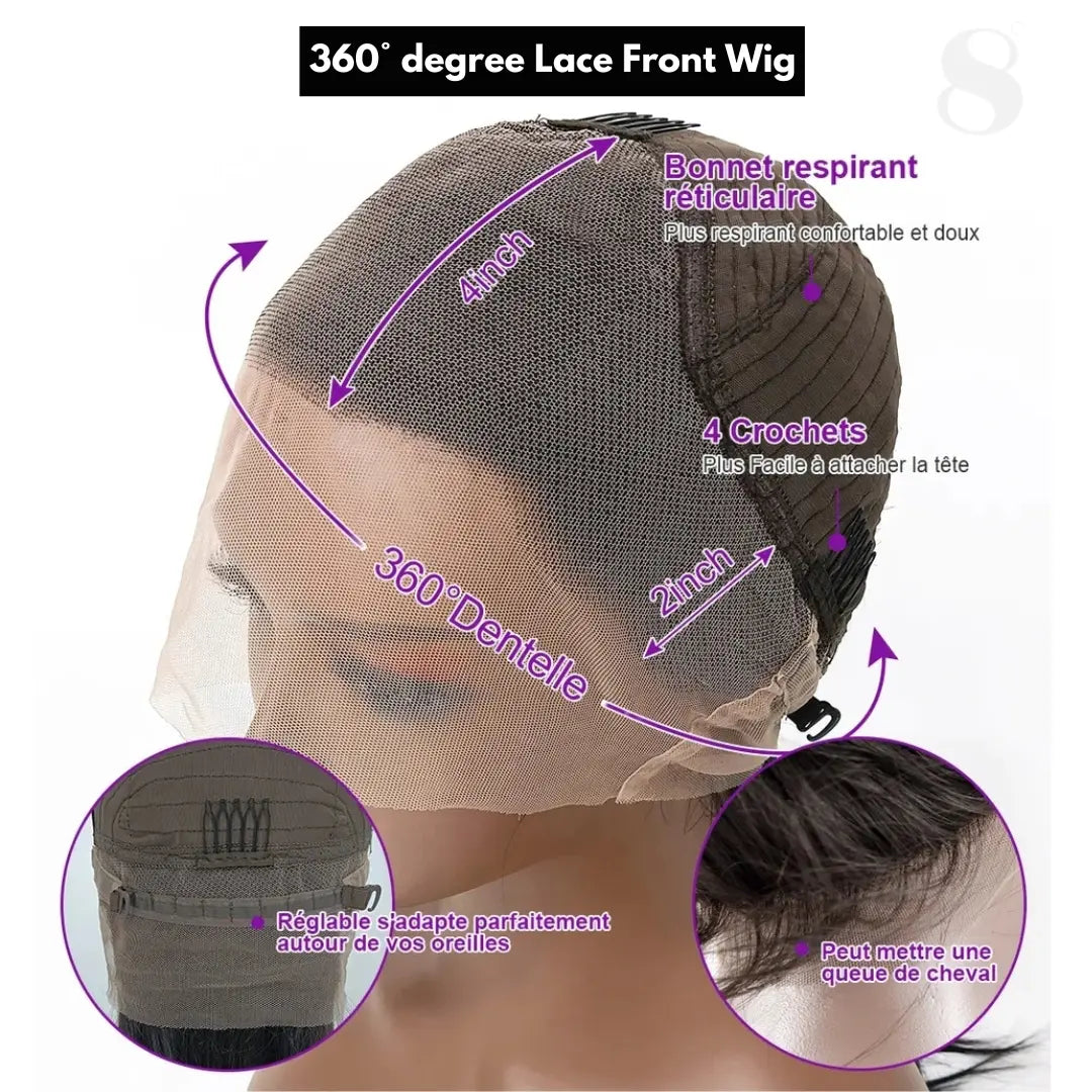 360 lace wigs
