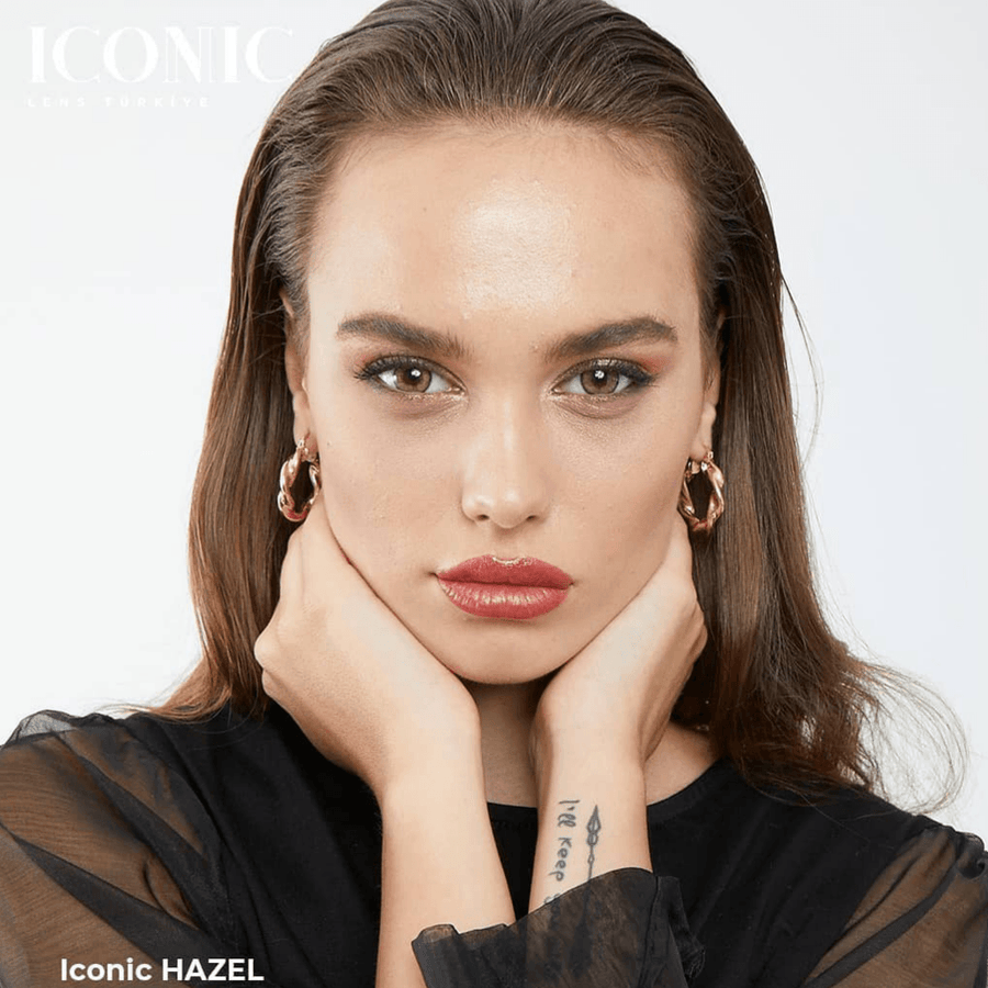 Iconic Hazel farvede kontaktlinser