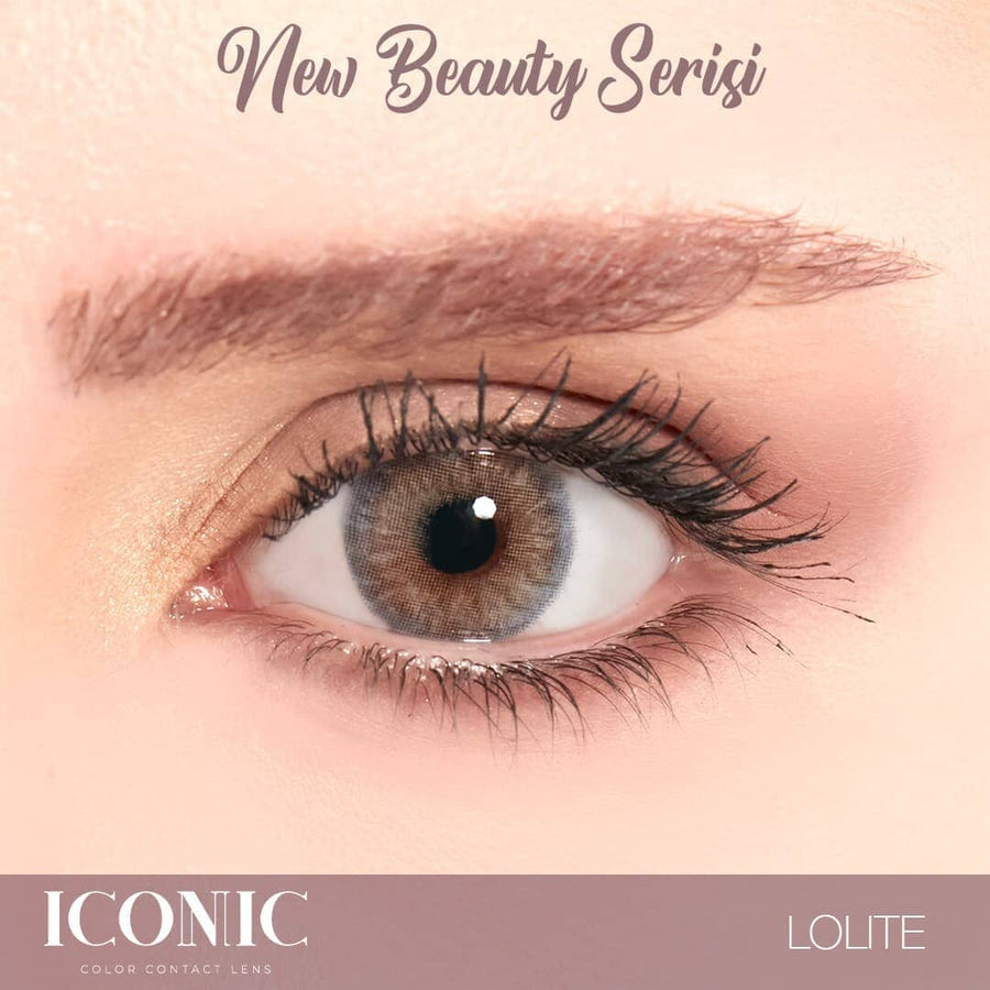 Iconic Lolite on hazel brown eyes