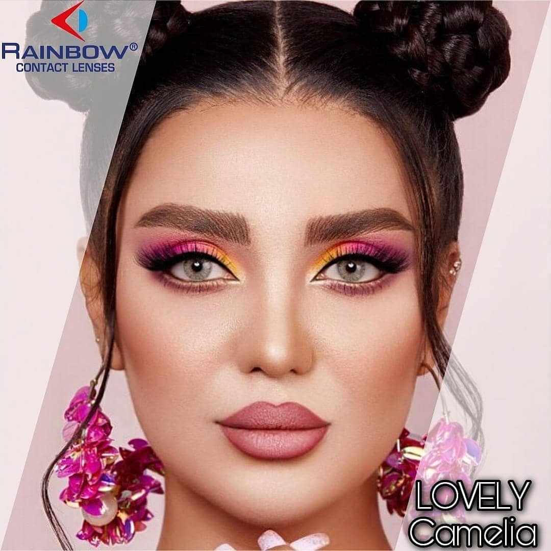Rainbow Lovely Camelia lenses