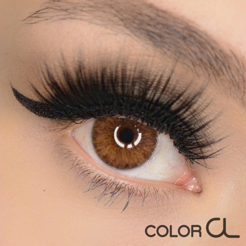 Siesta Crystal Iris Hazel farvede kontaktlinser