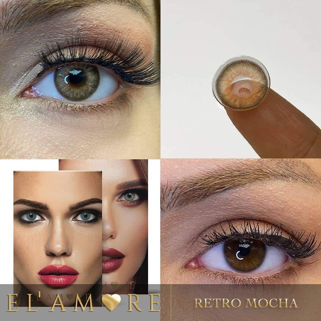 Elamore Retro Mocha lenses