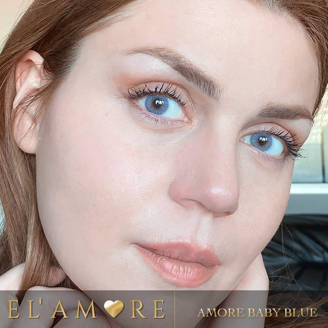 Elamora Baby Blue on light eyes