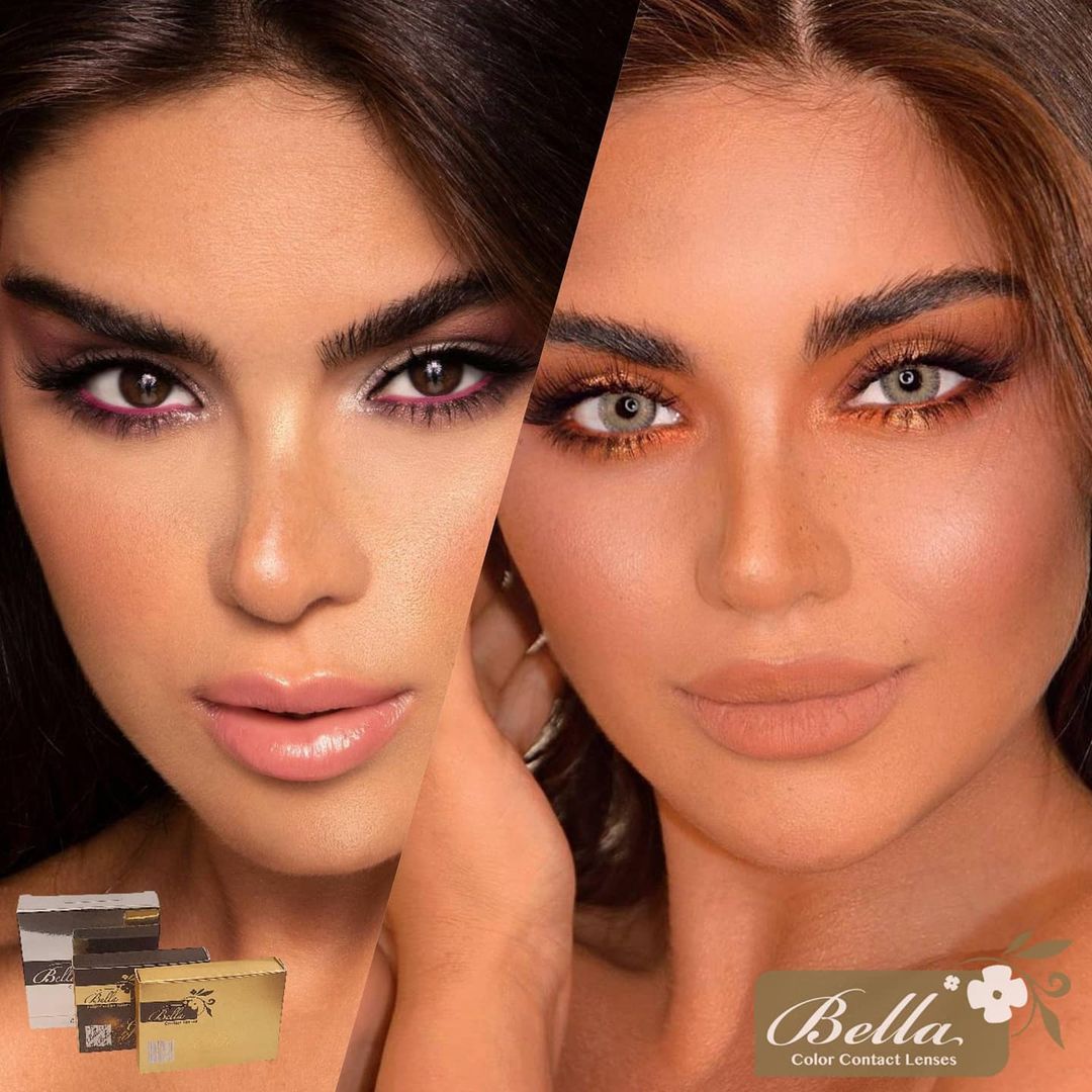 Bella olive grey farvedelinser